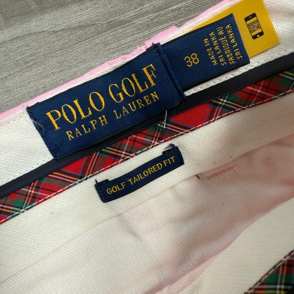 Polo Golf Ralph Lauren Men's Tailored Fit Pink Shorts Size 38 Stretch NWT - Picture 4 of 7